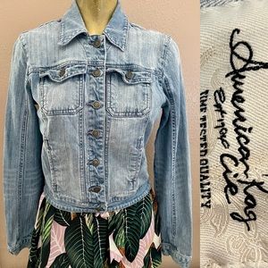 AMERICAN RAG Cool Classic Denim JEAN JACKET Size Medium